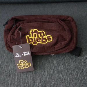 Tim Hortons x Justin Bieber Tim Biebs Corduroy Fanny Pack *New with Tags*